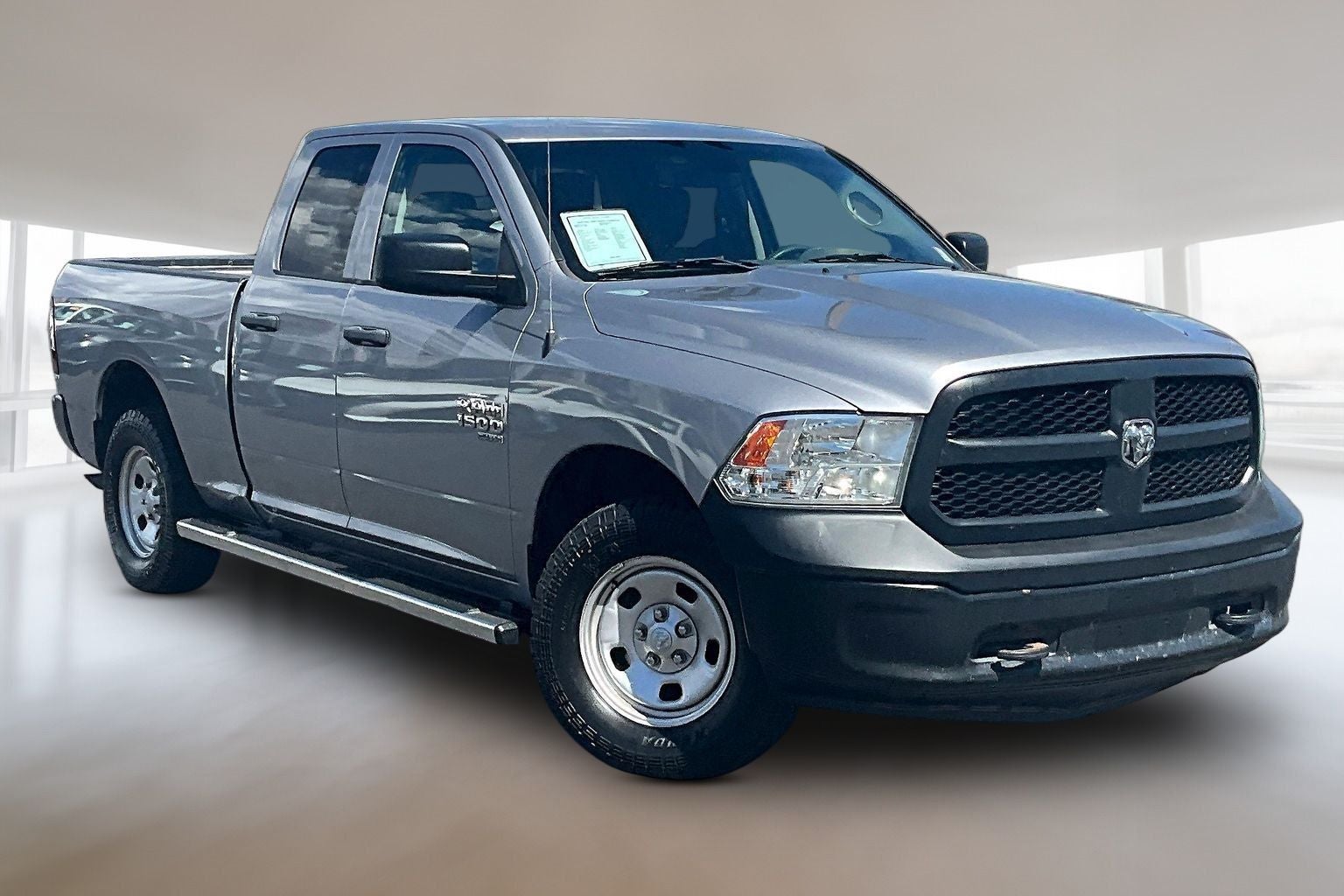2019 RAM 1500 Classic Tradesman in Billet Silver Metallic — front three-quarter view