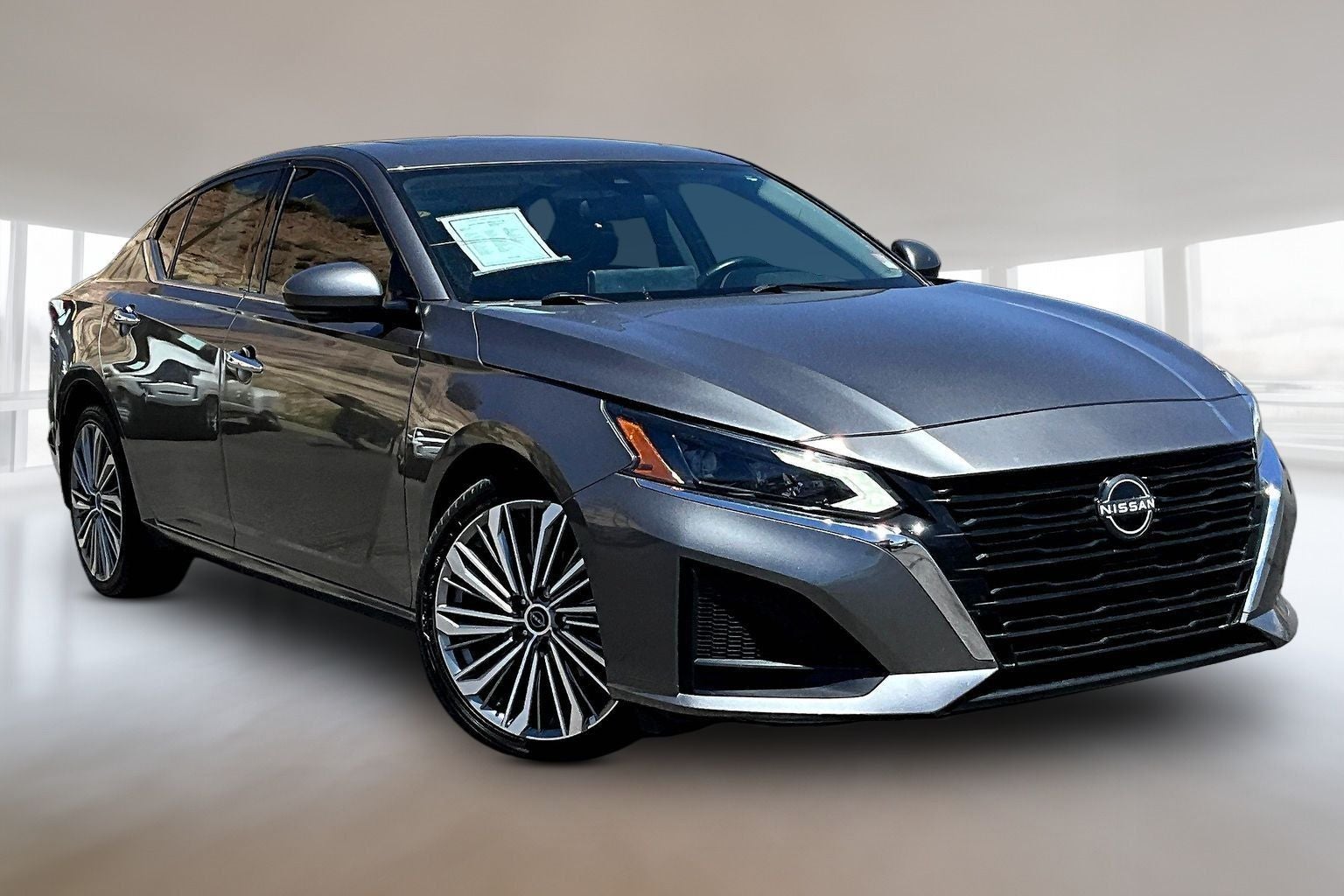 2023 Nissan Altima 2.5 SL in Gun Metallic — front three-quarter view