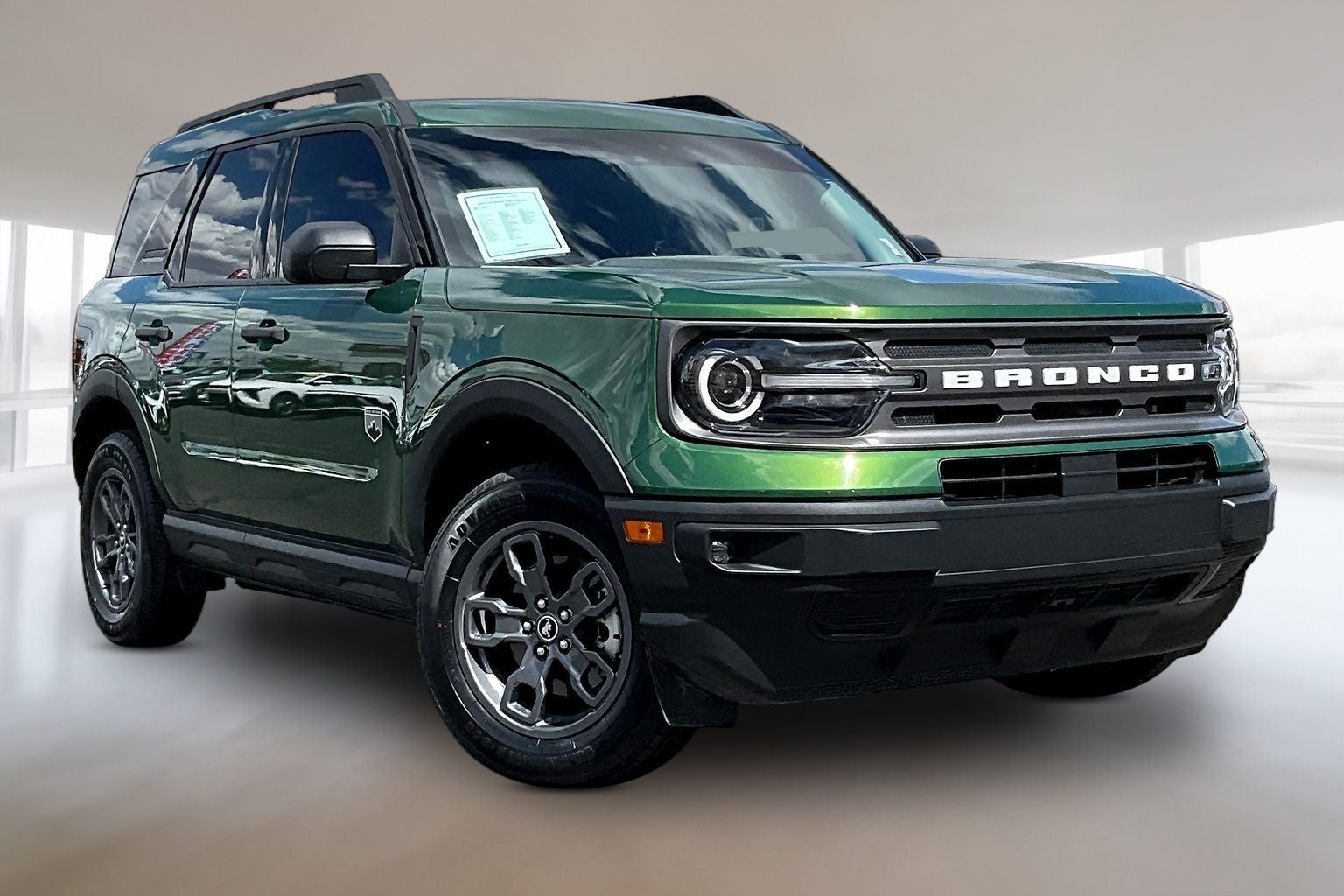 2024 Ford Bronco Sport Big Bend in Green Metallic — front three-quarter view