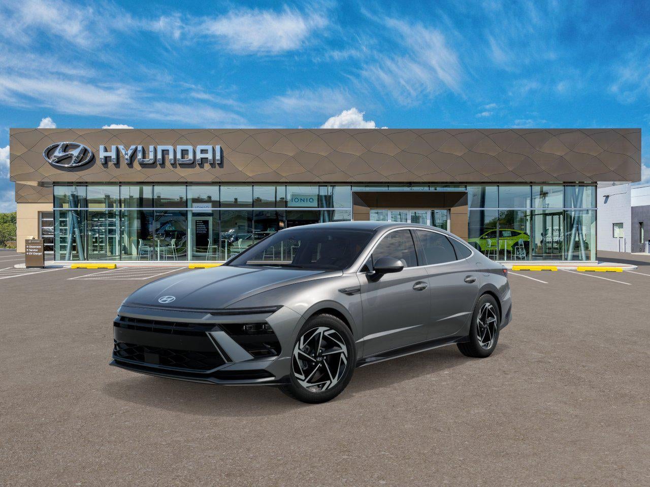 2026 Hyundai SONATA SEL Sport in Gray — front three-quarter view