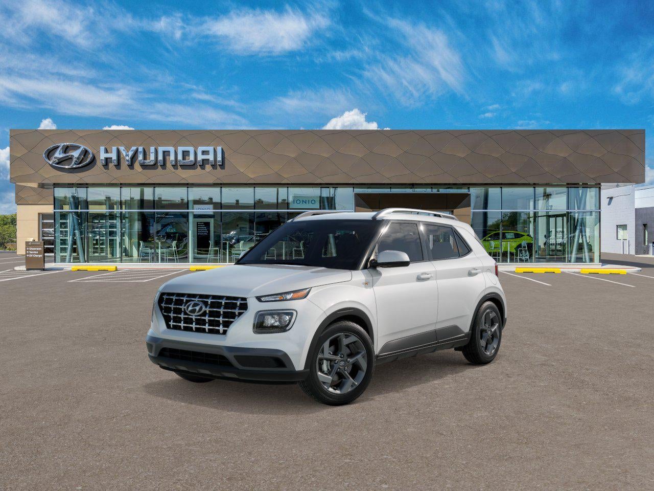 2026 Hyundai VENUE SEL in Lunar — front three-quarter view